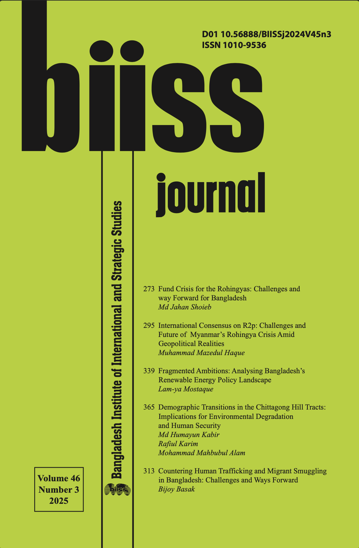 BIISS Journal Volume 46, 2025