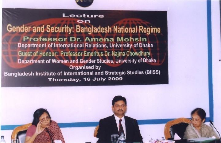 Lecture on Migrant Workers Remittances to Bangladesh: Implications of Global Recession on 23 April 2009