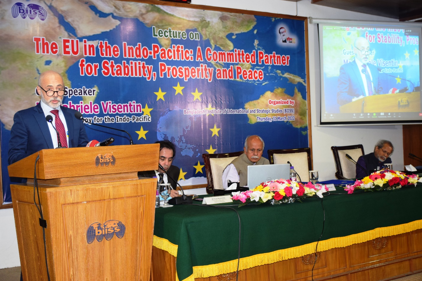 Lecture on “The EU in the Indo-Pacific: A Committed Partner for Stability, Prosperity and Peace” on 31 March 2022