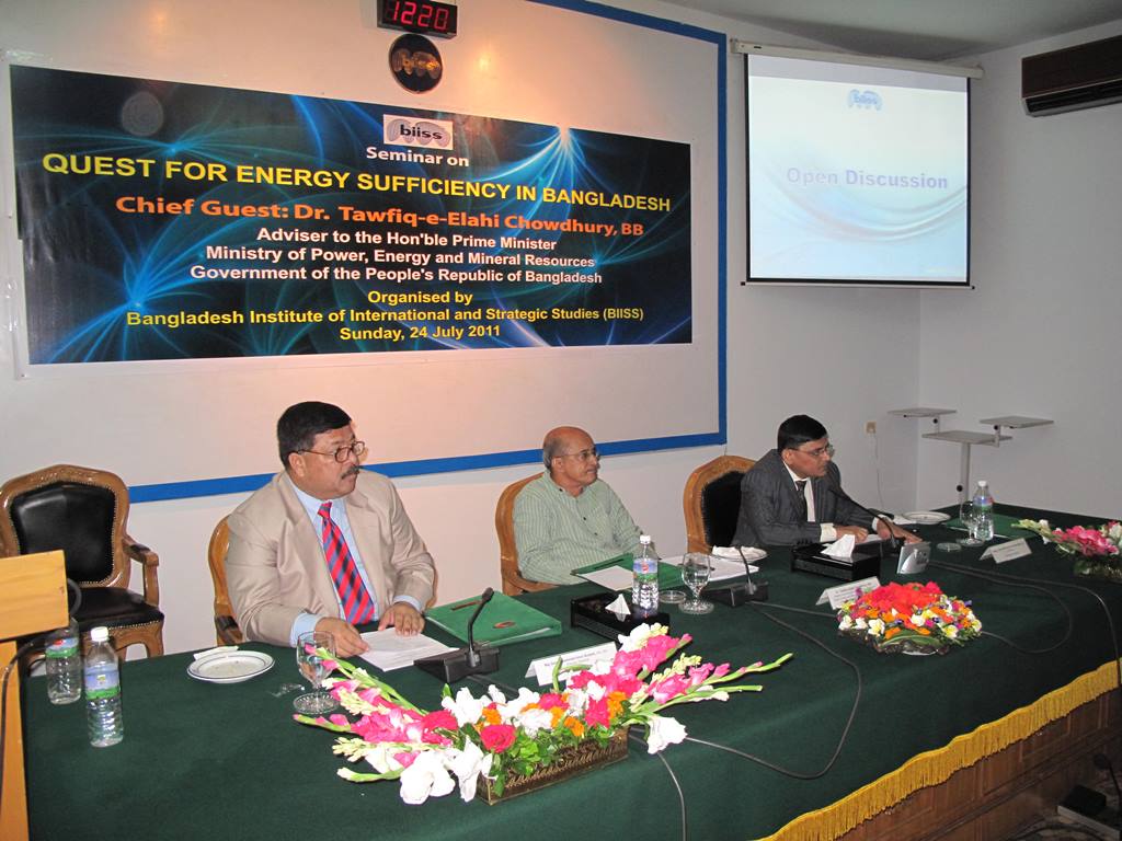 Seminar on Quest for Energy Sufficiency in Bangladesh on 24 July 2011