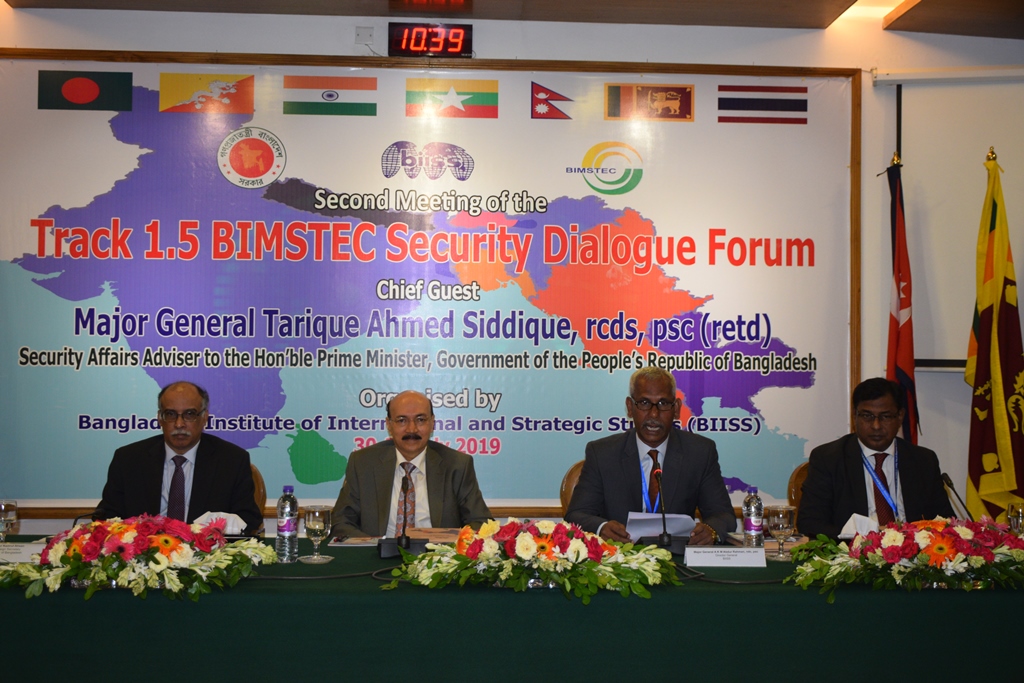 Second meeting of Track 1.5 BIMSTEC Security Dialogue Forum on 30-31 July 2019