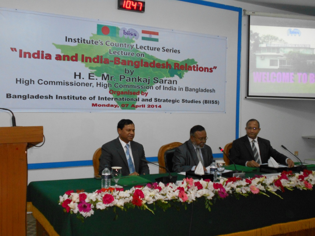 Country Lecture on India and India-Bangladesh Relations on 07 April 2014