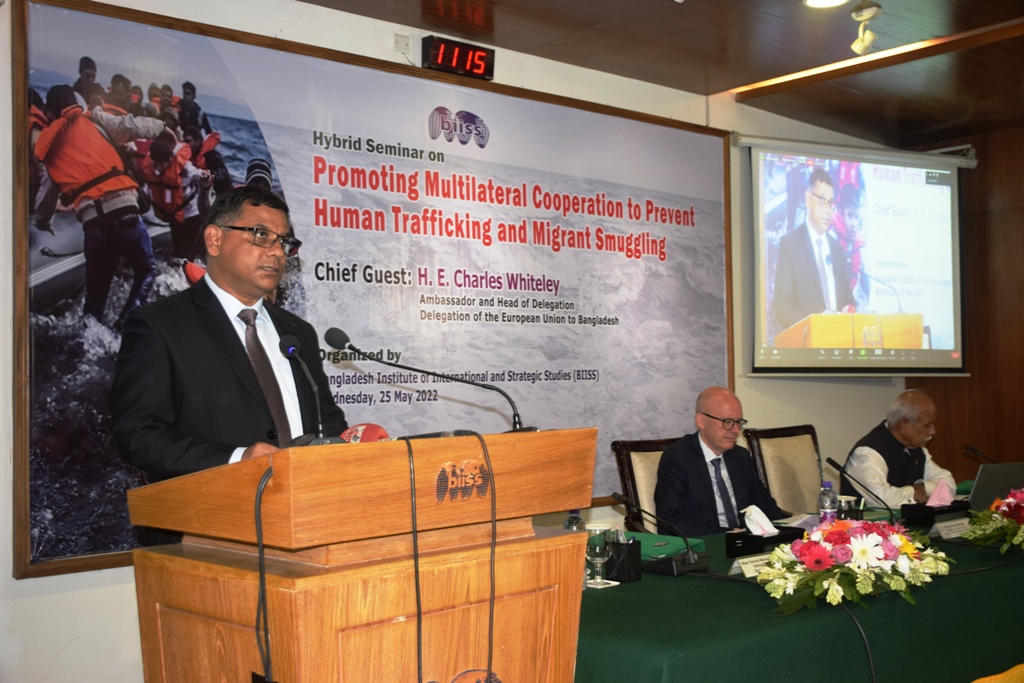 Seminar on Promoting Multilateral Cooperation to Prevent Human Trafficking and Migrant Smuggling on 25 May 2022