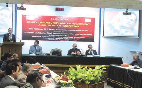 LECTURE ON EQUITY, OPPORTUNITY AND EMPOWERMENT: A SOUTH ASIAN PERSPECTIVE ON 06 AUG 2012