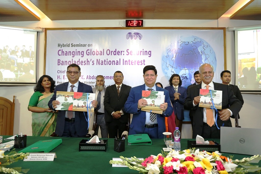 Hybrid Seminar on “Changing Global Order: Securing Bangladesh’s National Interest” on 16 June 2022