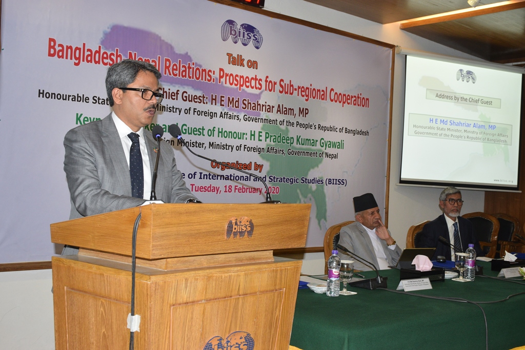 Bangladesh-Nepal Relations: Prospects for Sub-regional Cooperation on 18 February 2020