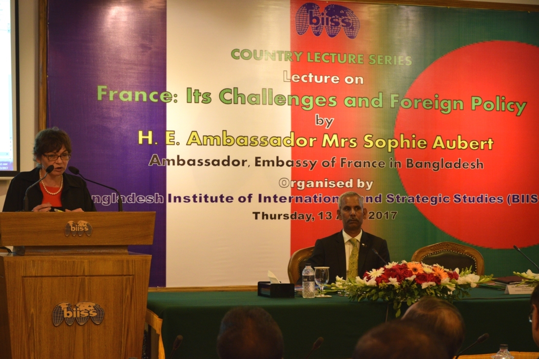 Lecture on " France: Its challenges and Foreign Policy" on 13 April 2017