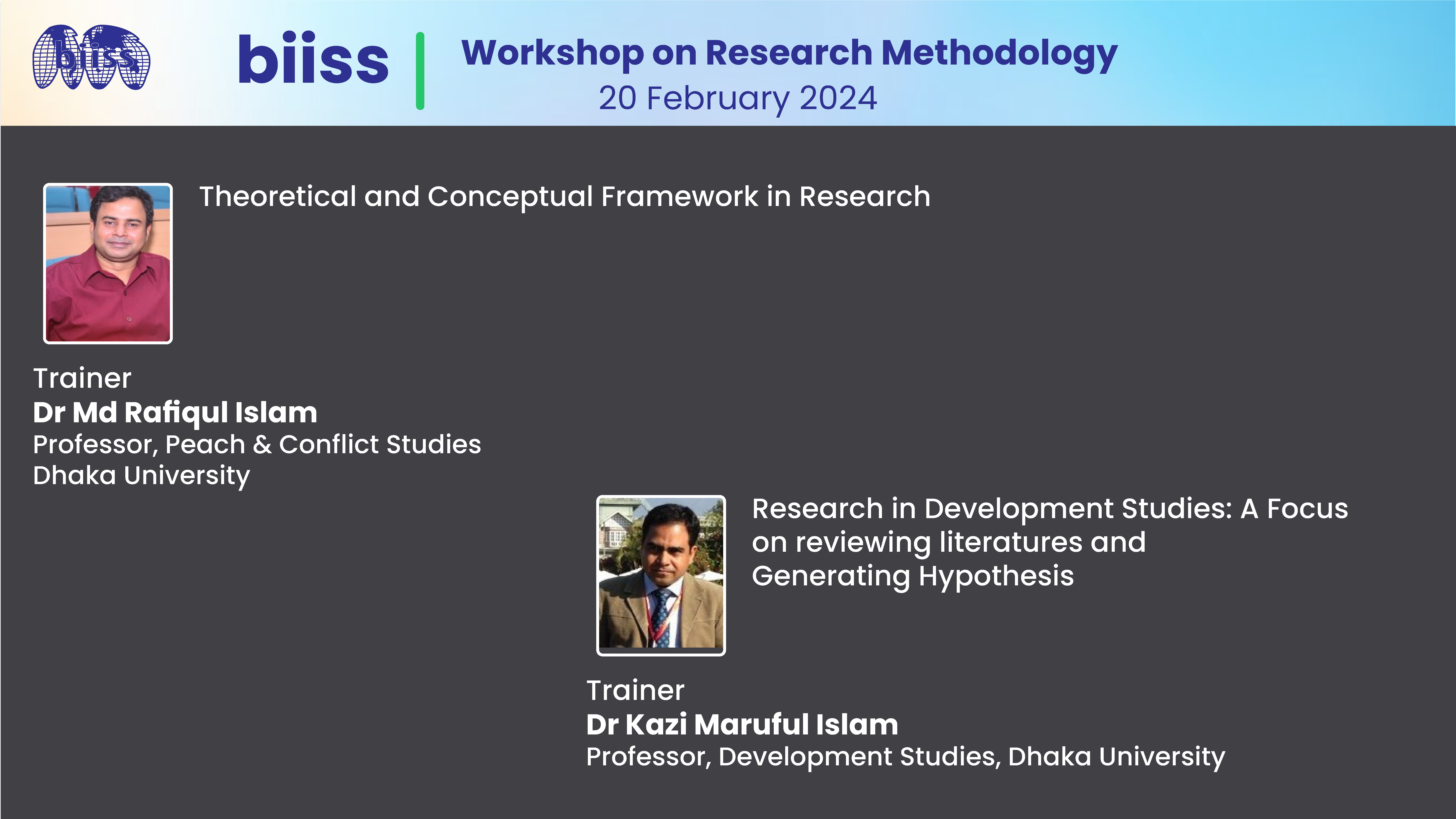 Training Workshop on Research Methodology (Hypothesis and Literature Review) on 20 Feb 2024