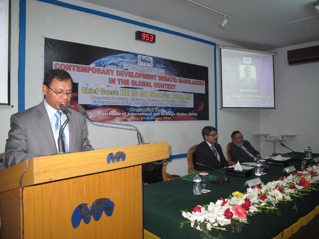 Seminar on Contemporary Development Debate: Bangladesh in the Global Context on on 05 February 2014