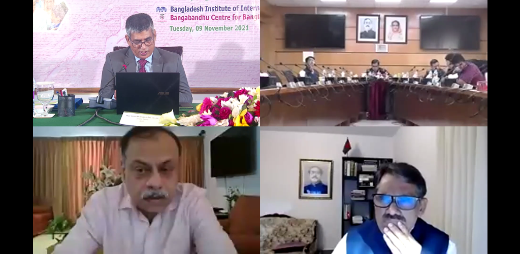 Joint Webinar on The Rohingya Exodus in Bangladesh: Regional and Global Security Implications on 09 November 2021