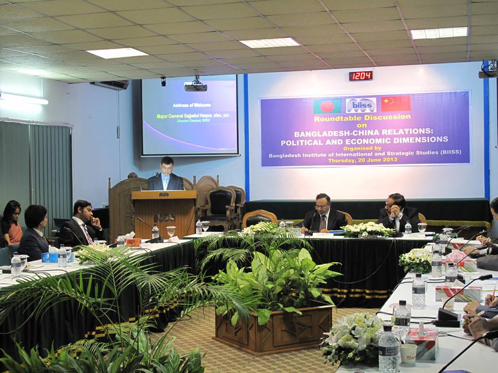 Roundtable Discussion on “Bangladesh-China Relations: Political and Economic Dimensions” on 20 June 2013