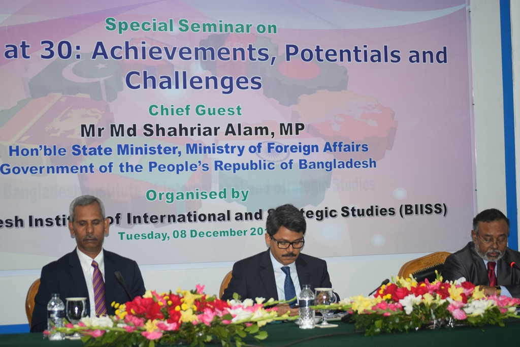 Seminar on SAARC at 30: Achievements, Potentials and Challenges on 08 December 2015