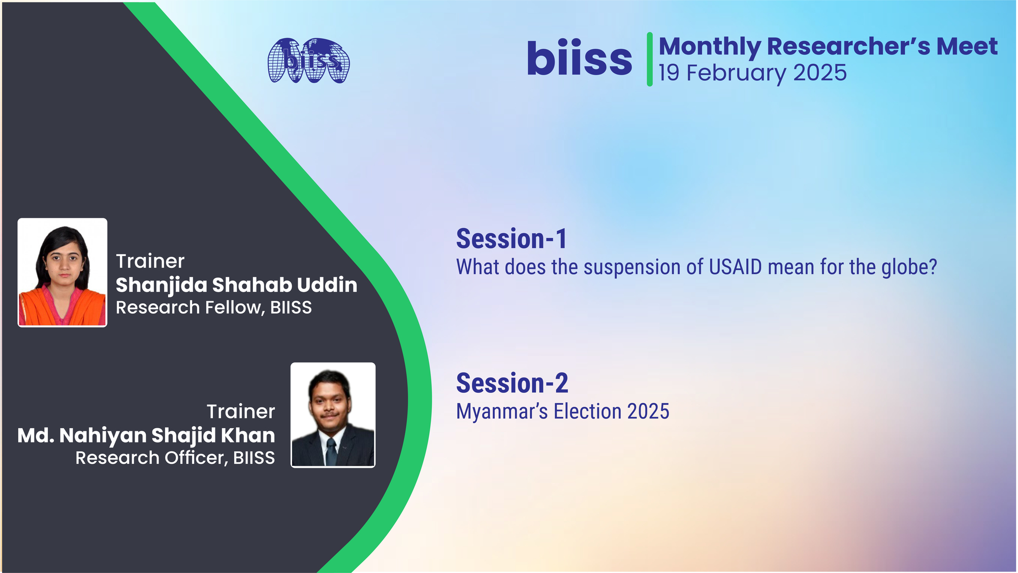 MRM 19 February 2025- Shanjida Shahab Uddin & Md. Nahiyan Shajid Khan