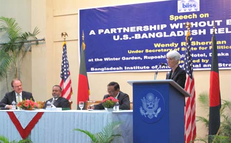 Speech on A Partnership without Boundaries: U.S.-Bangladesh Relations on 27 May 2013