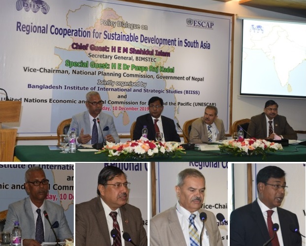 Policy Dialogue on Regional Cooperation for Sustainable Development in South Asia on 10 December 2019