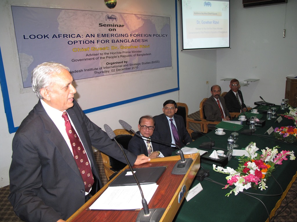Seminar on Look Africa: An Emerging Foreign Policy Option for Bangladesh in Dhaka on 02 December 2010