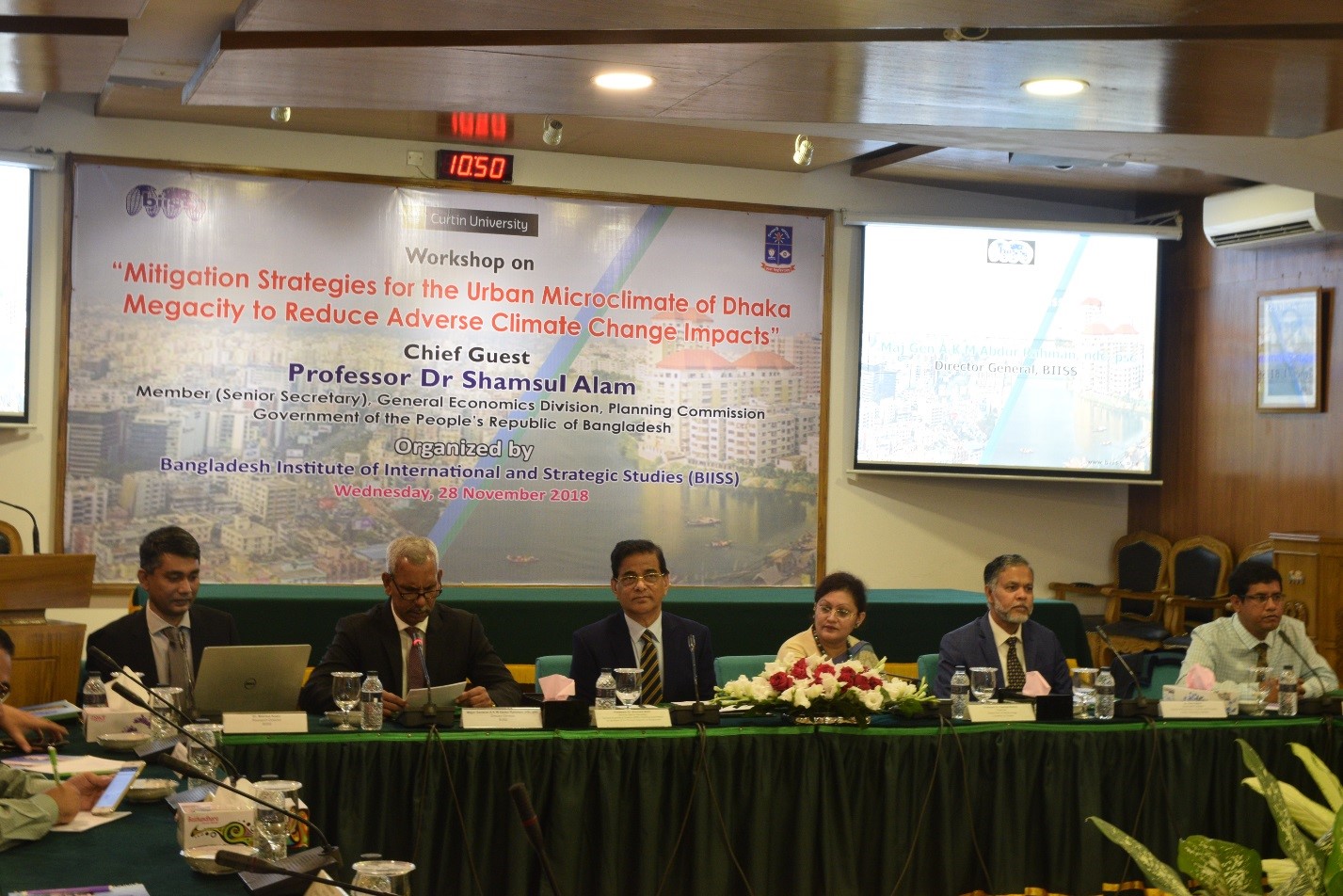 Workshop on "Mitigation Strategies for the Urban Microclimate of Dhaka Megacity to Reduce Adverse Climate Change Impacts" on 28 Nov 2018
