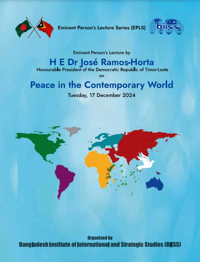 Eminent Person’s Lecture Series (EPLS) Eminent Person’s Lecture on Peace in the Contemporary World
