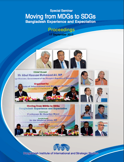 Moving from MDGs to SDGs: Bangladesh Experience and Expectation